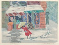 Snowfall, Jacob Kainen, 1939