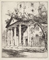 Old St. Michael's, Charleston, Alfred Hutty, 1928