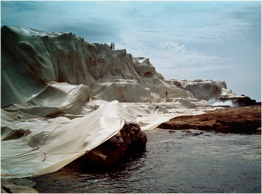 Wrapped Coast, One Million Square Feet, Little Bay, Sydney,  Australia, 1968–1969