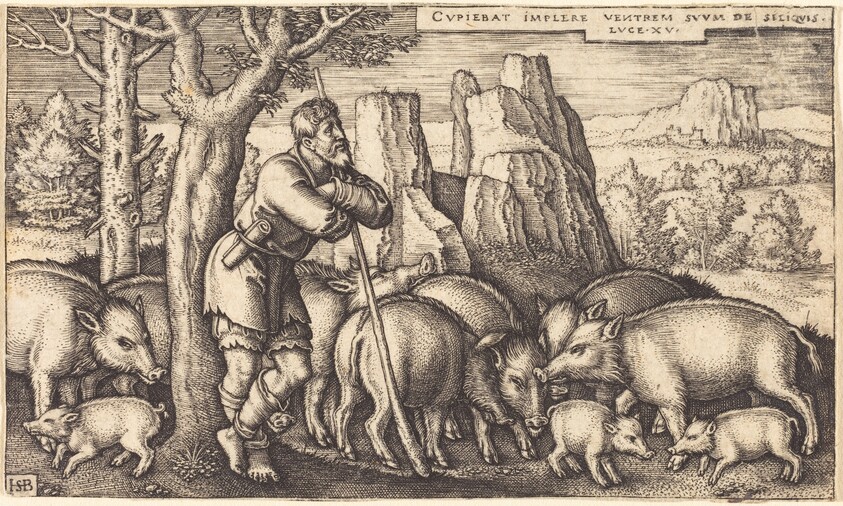 The Prodigal Son Tending the Swine