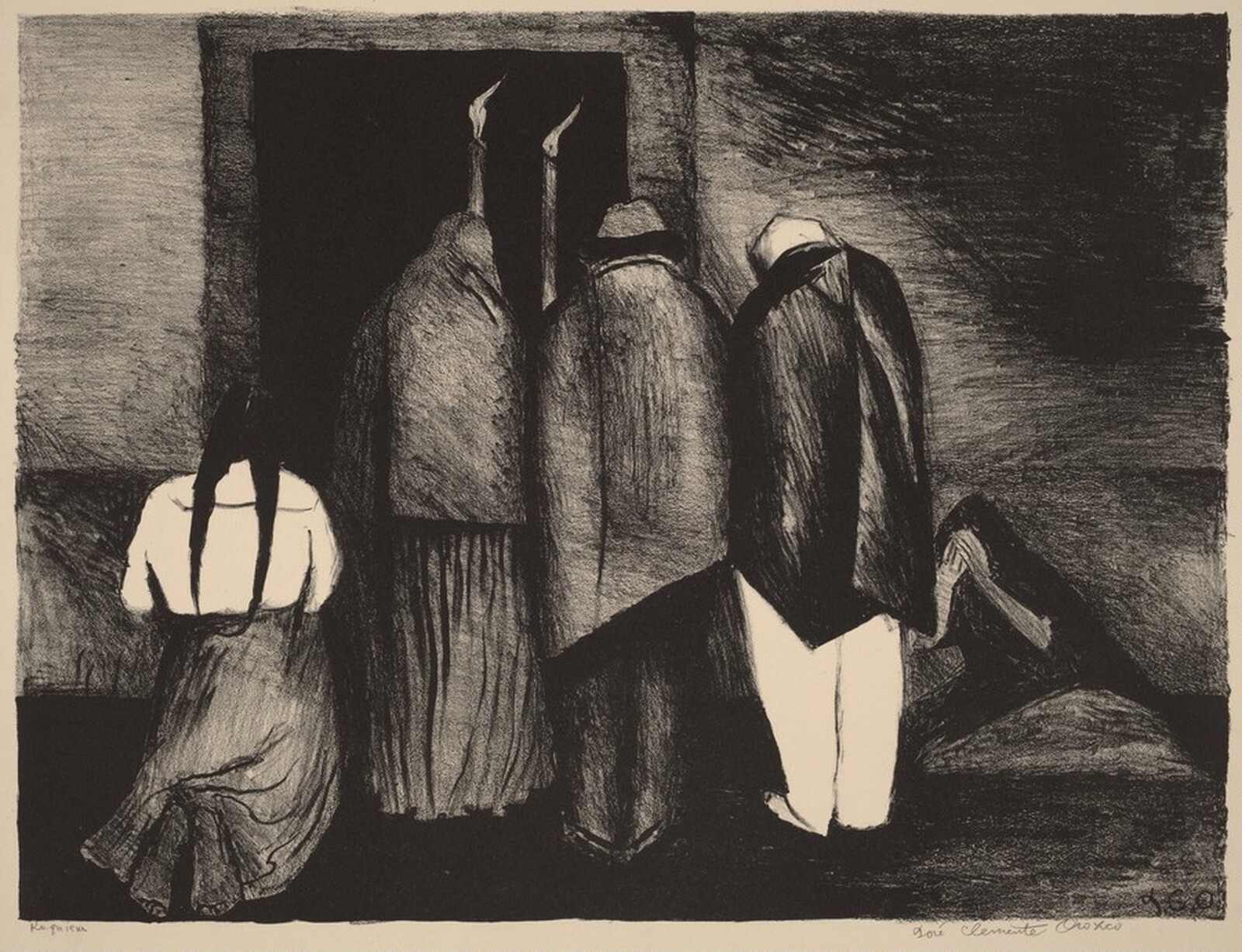 Requiem, José Clemente Orozco, 1928