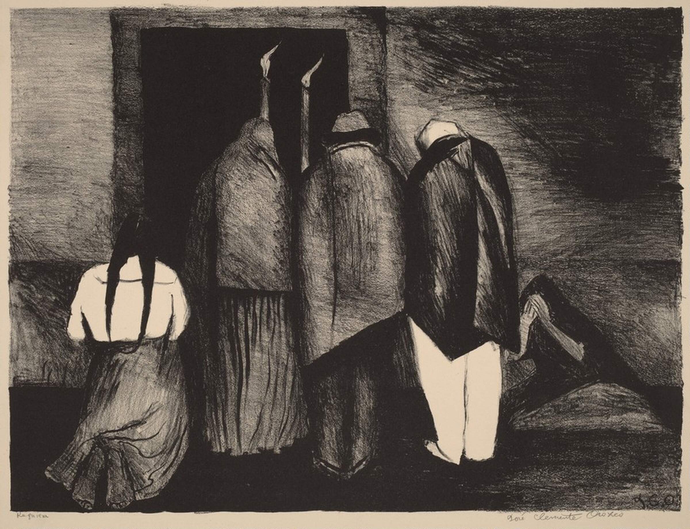 Requiem, José Clemente Orozco, 1928