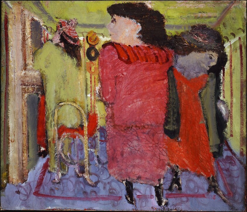 Untitled (women in a hat shop)
