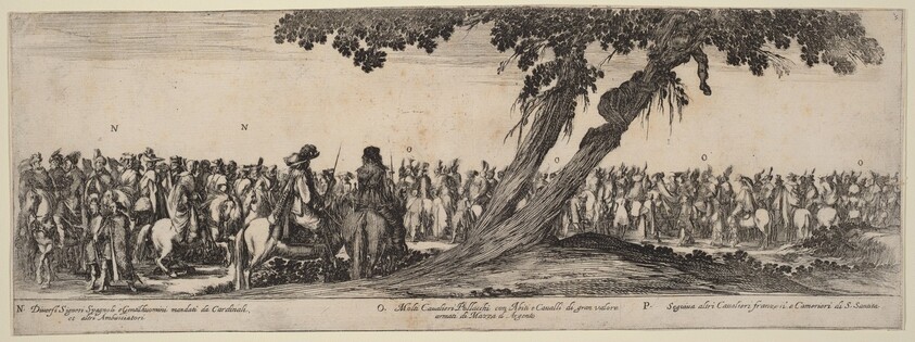 Spanish Gentlemen, Polish and French Horsemen