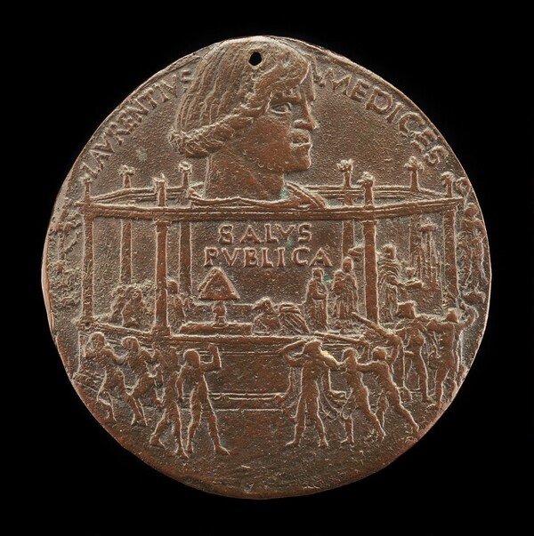 Lorenzo de' Medici, il Magnifico, 1449-1492 (The Pazzi Conspiracy Medal) [obverse]