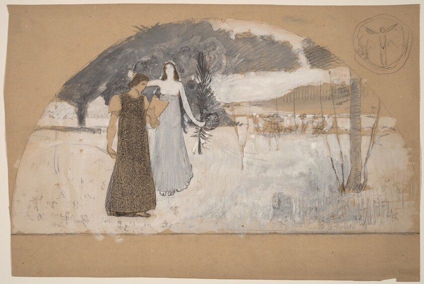 Studies for Lunettes