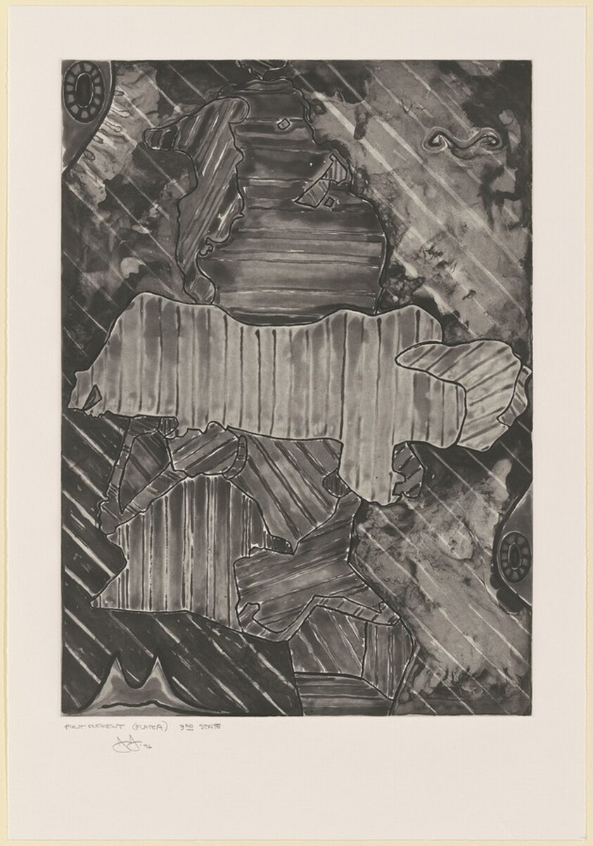 Green Angel 2 [proof of 1st element, plate A, 3rd state]