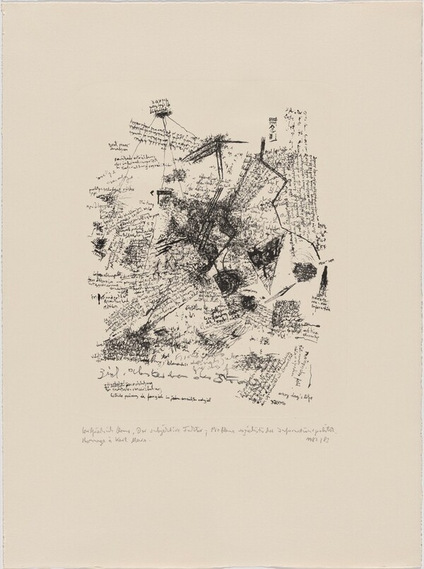 Der subjektive Faktor; Probleme sozialistischer Informationspolitik. Hommage à Karl Marx.