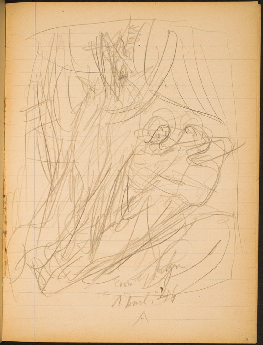 Paar und große Figur (Couple and Large Figure) [p. 21]