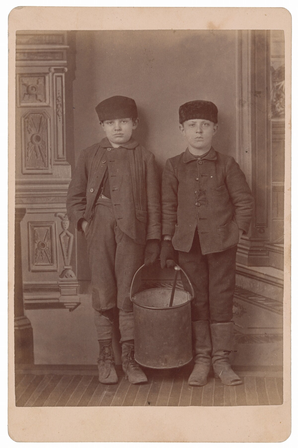 Portrait of Coal Delivery Boys