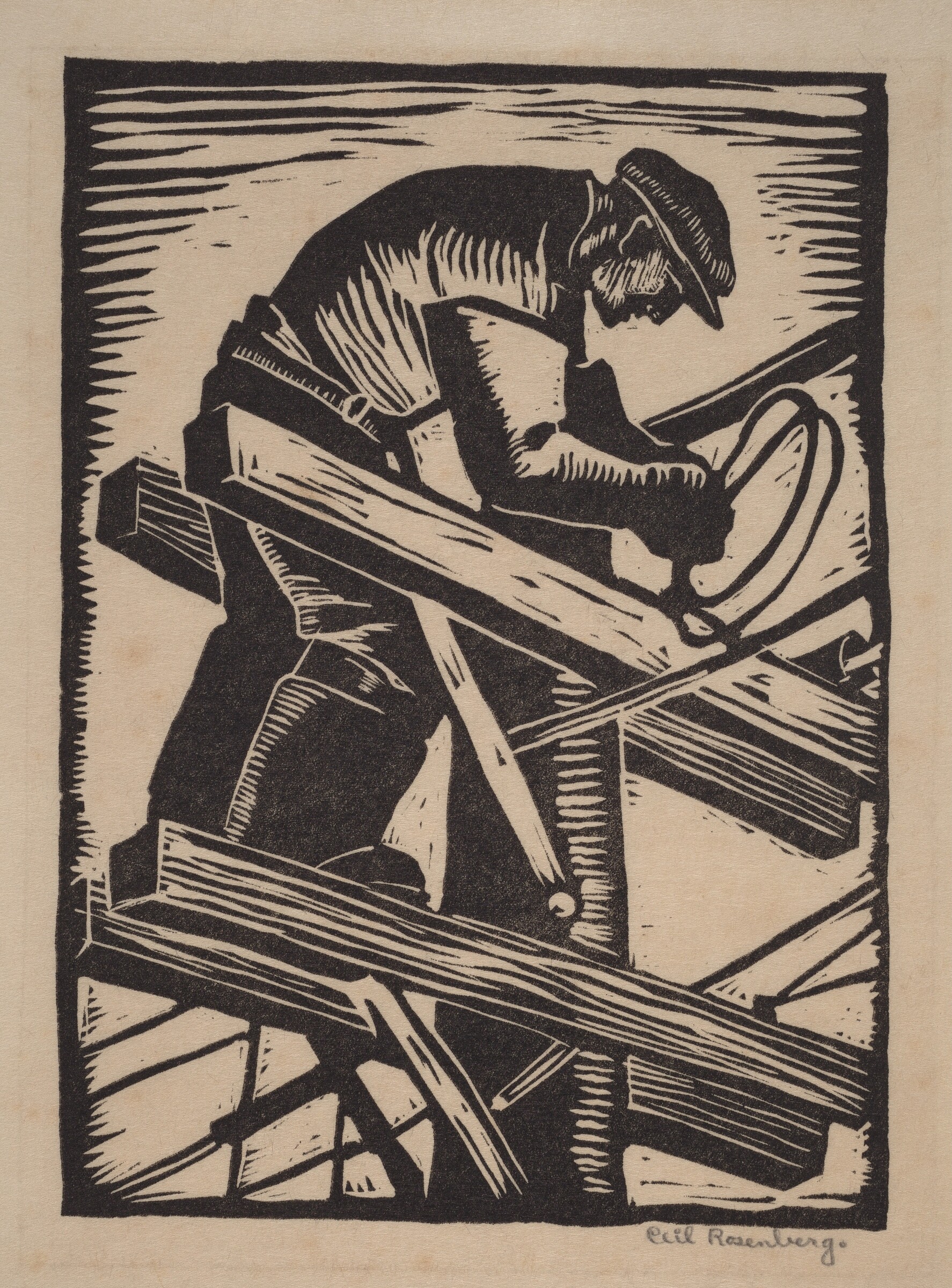 Untitled (Lineman), Ceil Rosenberg, 1930s