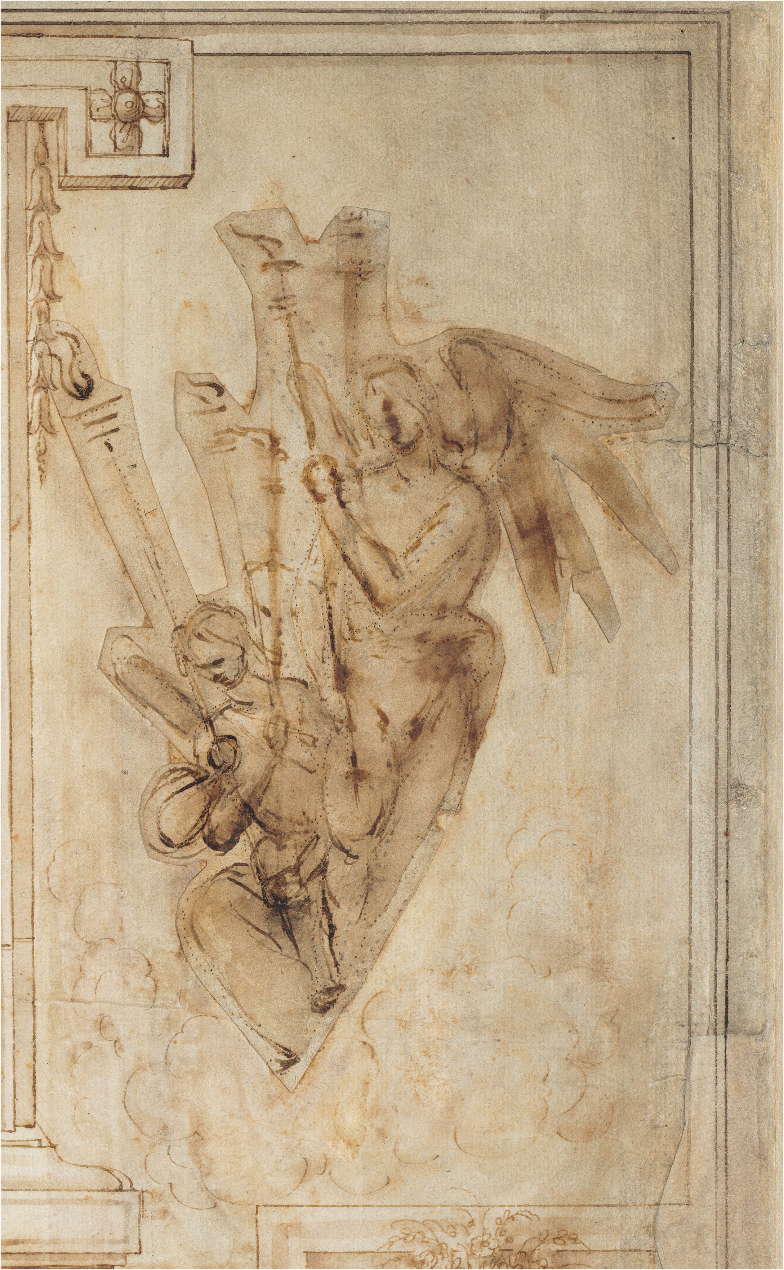 Two Angels Carrying Torches by Filippino Lippi, The 
