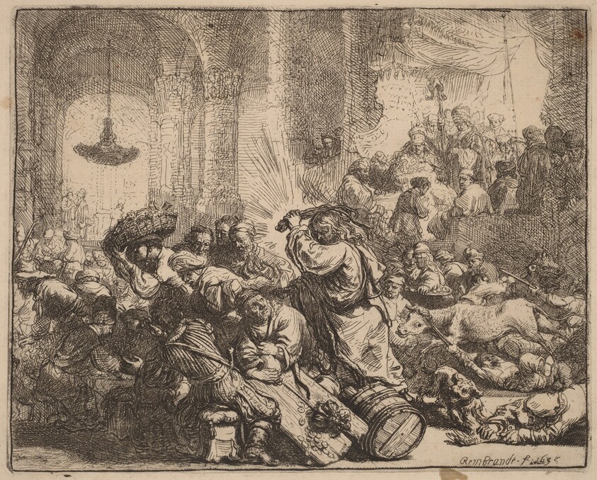 Christ Driving the Money Changers from the Temple