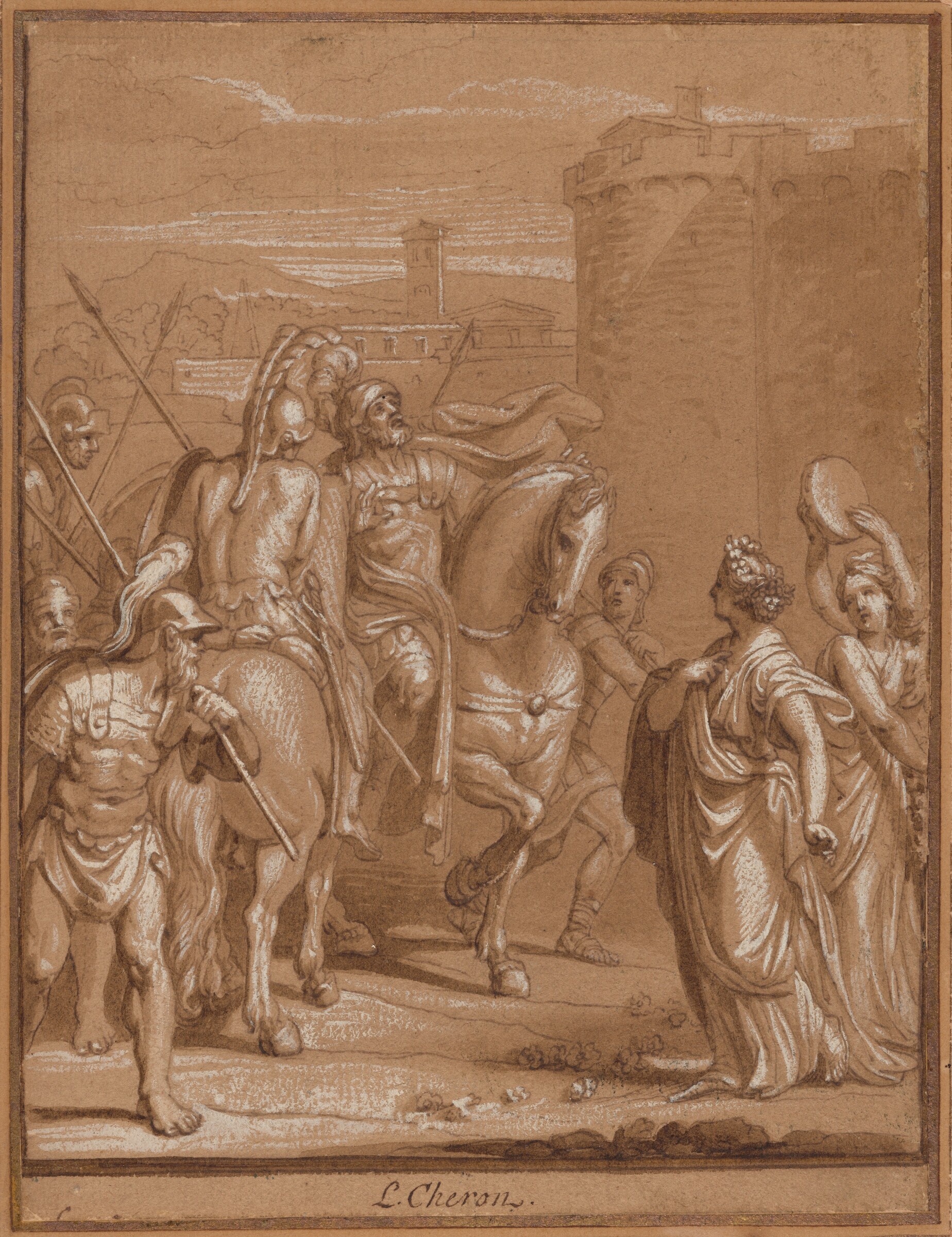 Daughter of Jephthah, Louis Chéron, late 17th century