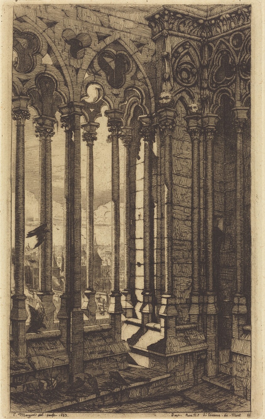 La galerie Notre-Dame, Paris (The Gallery of Notre Dame, Paris)