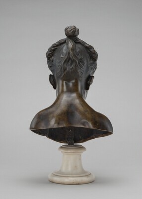 Bust of a Little Girl, Jacques-François-Joseph Saly, model 1744, cast probably 1750/1753