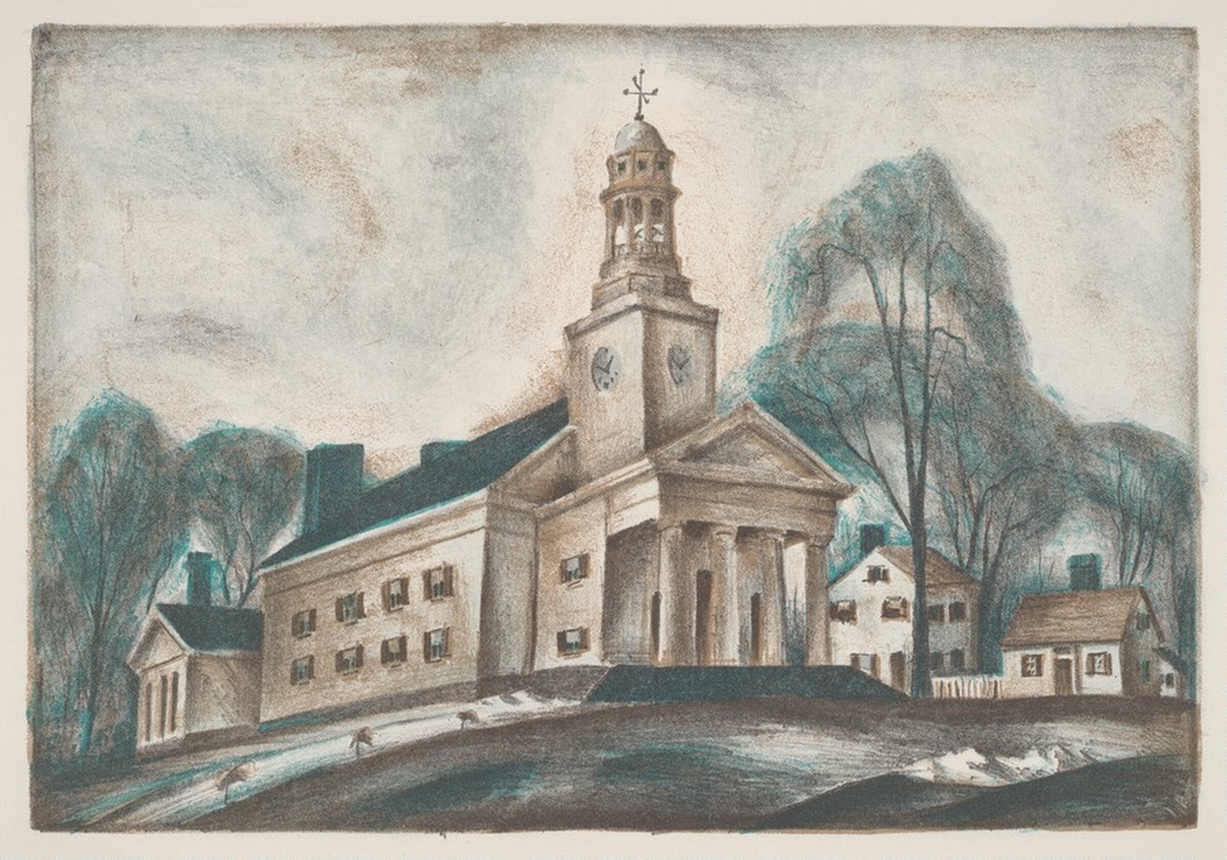 New England Meeting House, Warren A. Newcombe, 1936-1937