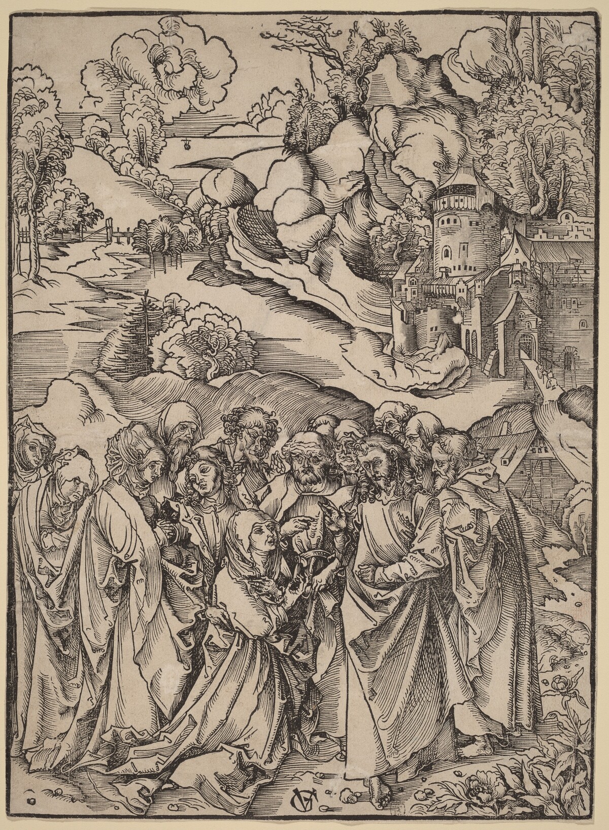 Christ and the Apostles and the Holy Women