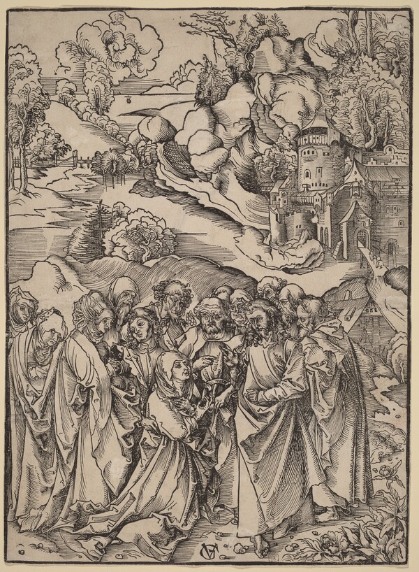 Christ and the Apostles and the Holy Women