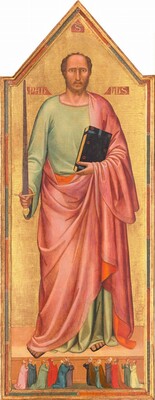Saint Paul and a Group of Worshippers, Bernardo Daddi, 1333