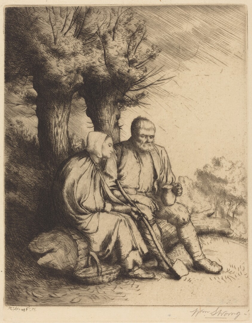 Man and Woman under a Tree