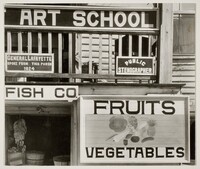 Signs, Beaufort, South Carolina, Walker Evans, March 1936
