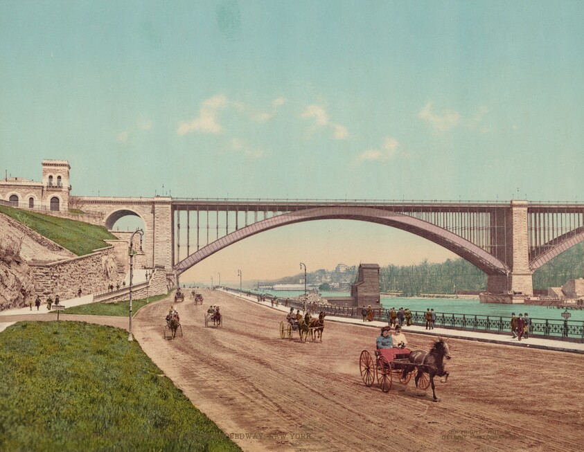 Washington Bridge and Speedway, New York