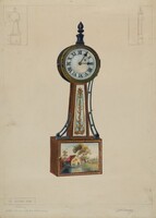 Wall Clock, Thomas Holloway, c. 1936