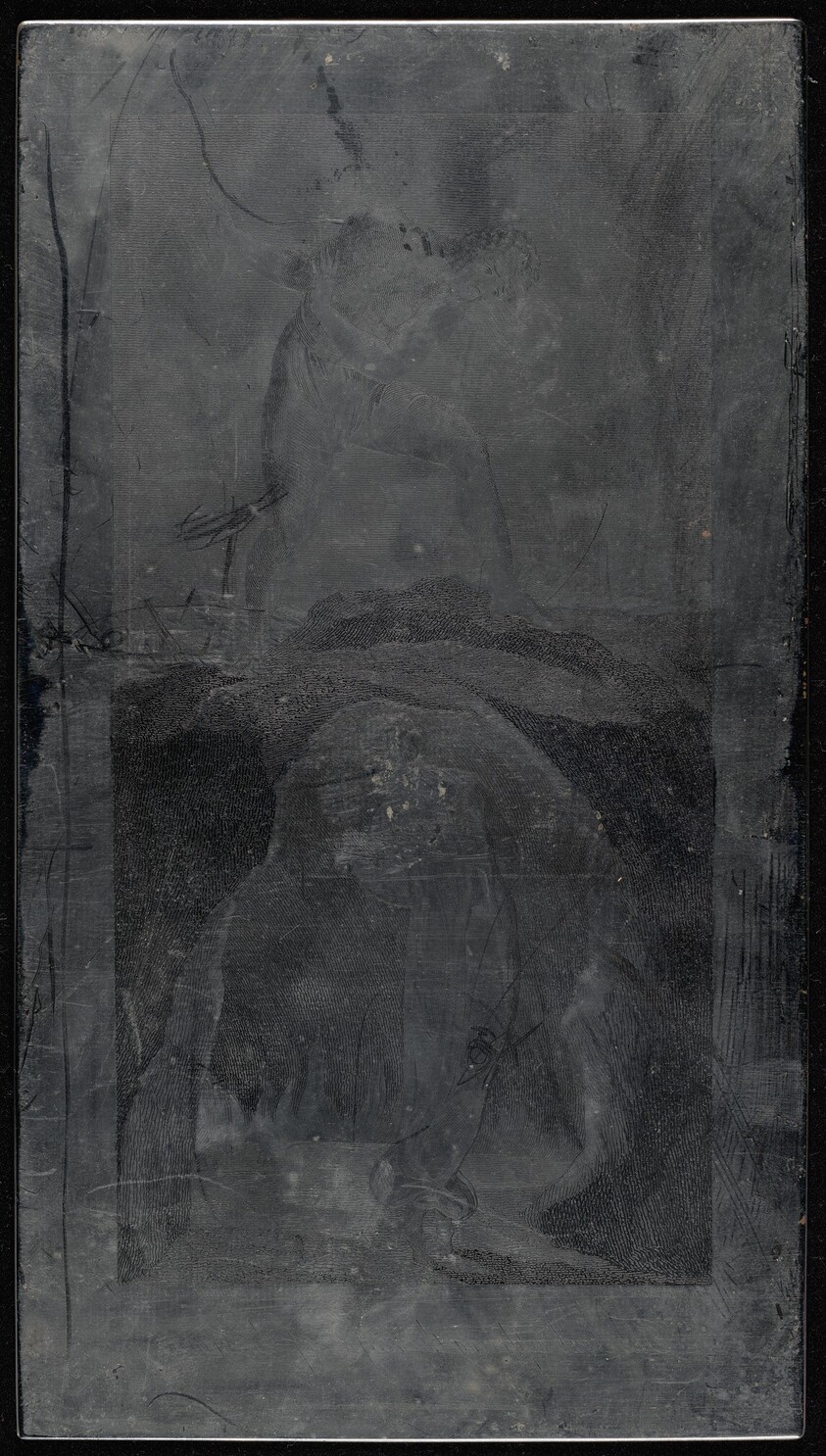 The Soul exploring the recesses of the Grave