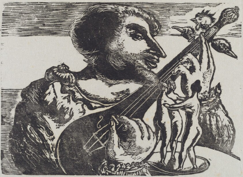 Sa guitare (a la Rabelaisienne)