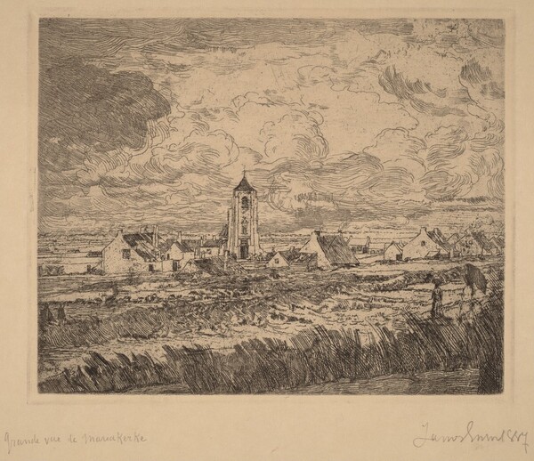 Large View of Mariakerke (Grande vue de Mariakerke)