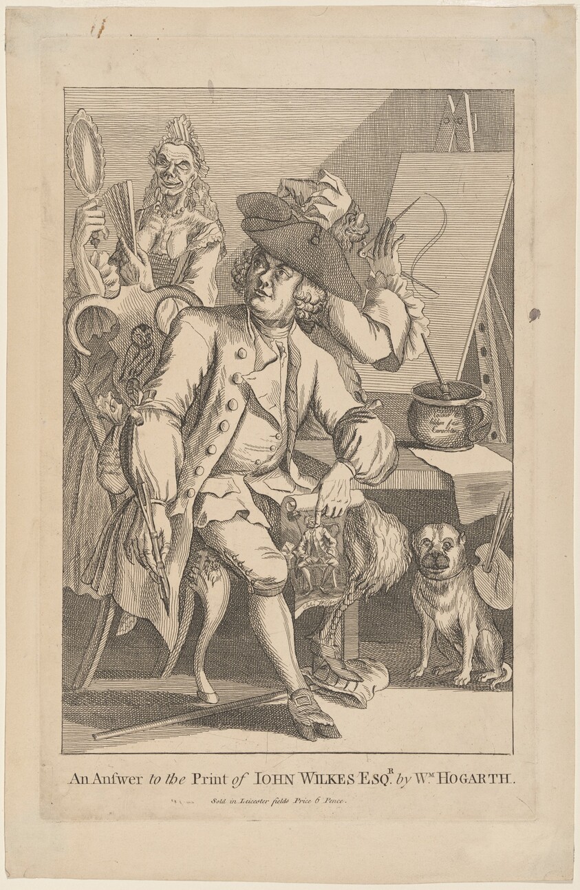 An Answer to the Print of John Wilkes Esq. by Wm. Hogarth