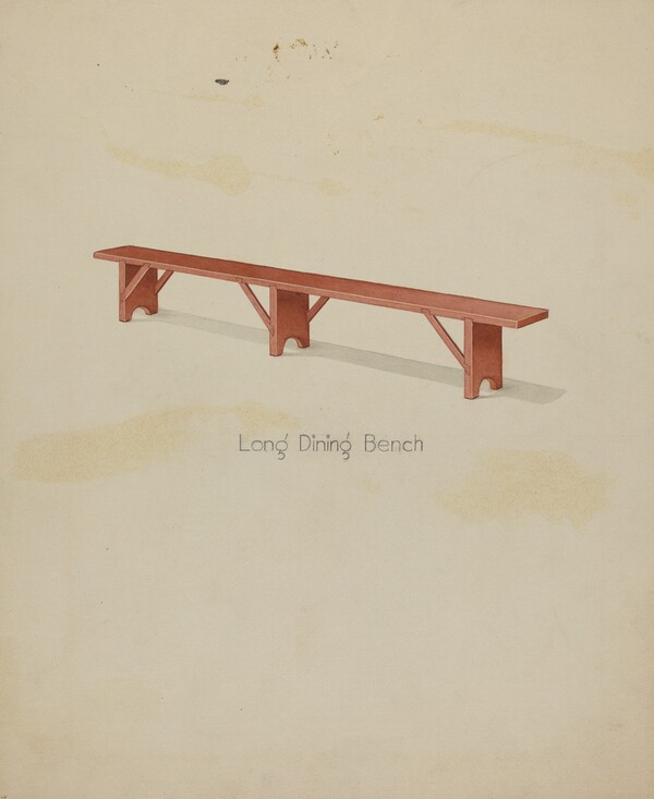 Shaker Long House Bench