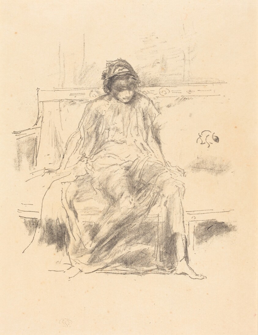 The Draped Figure, Seated