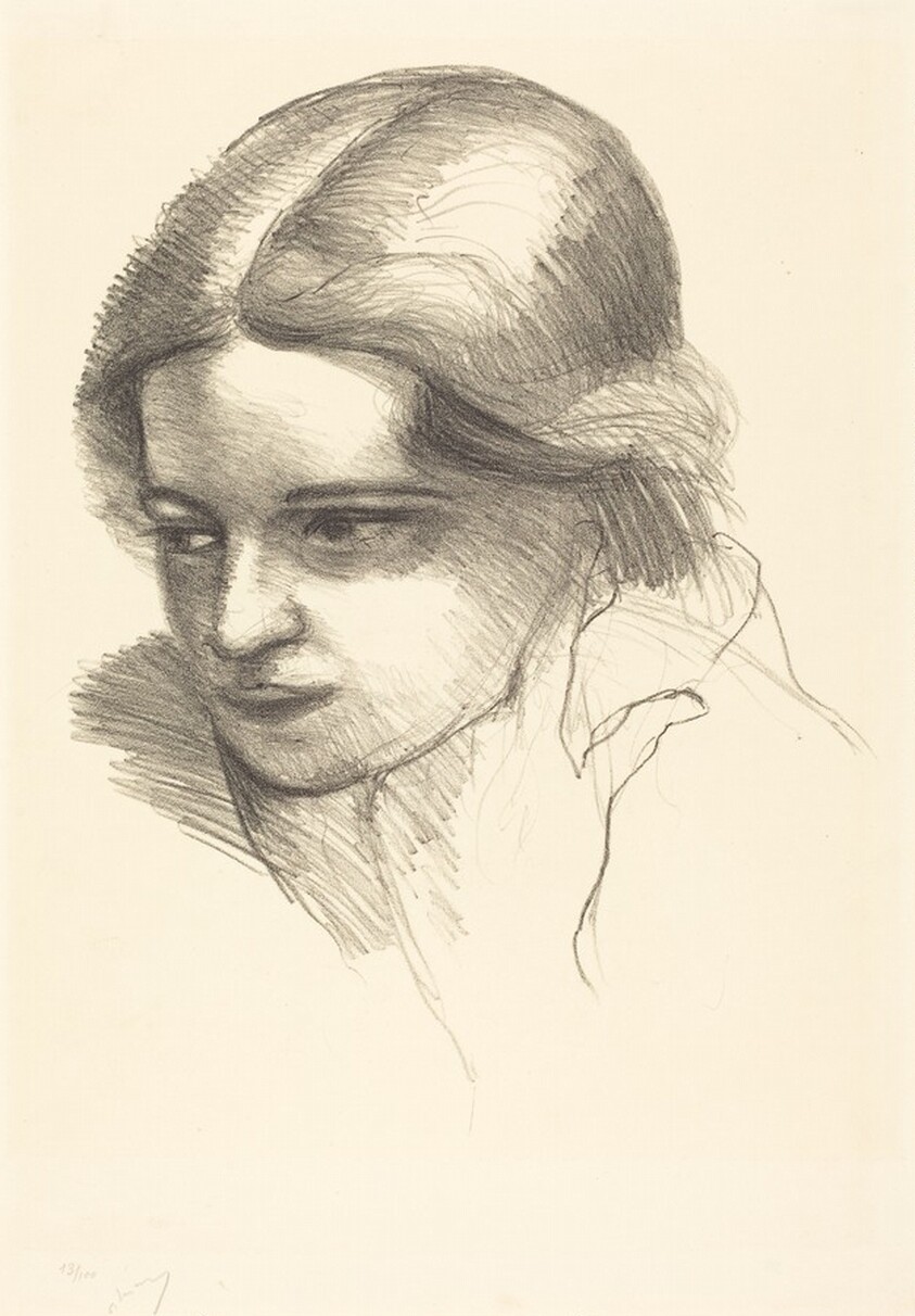 Head of a Young Woman