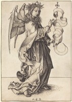 The Archangel Gabriel, Martin Schongauer, c. 1490/1491