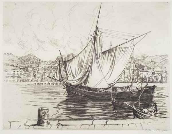 Navicello, Harbor of Menton, France