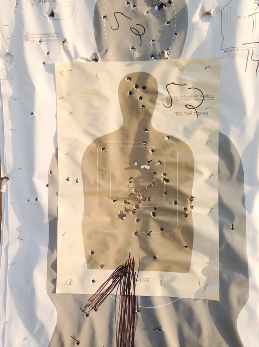 Border Patrol Target #26, Lower Rio Grande National Wildlife Refuge, Texas