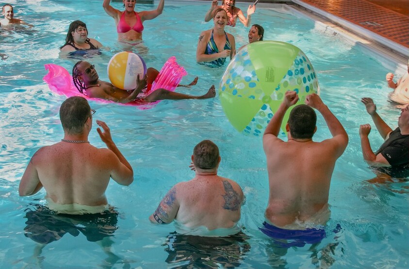 Pool Party at the "Southern Comfort" Conference, Atlanta, Georgia