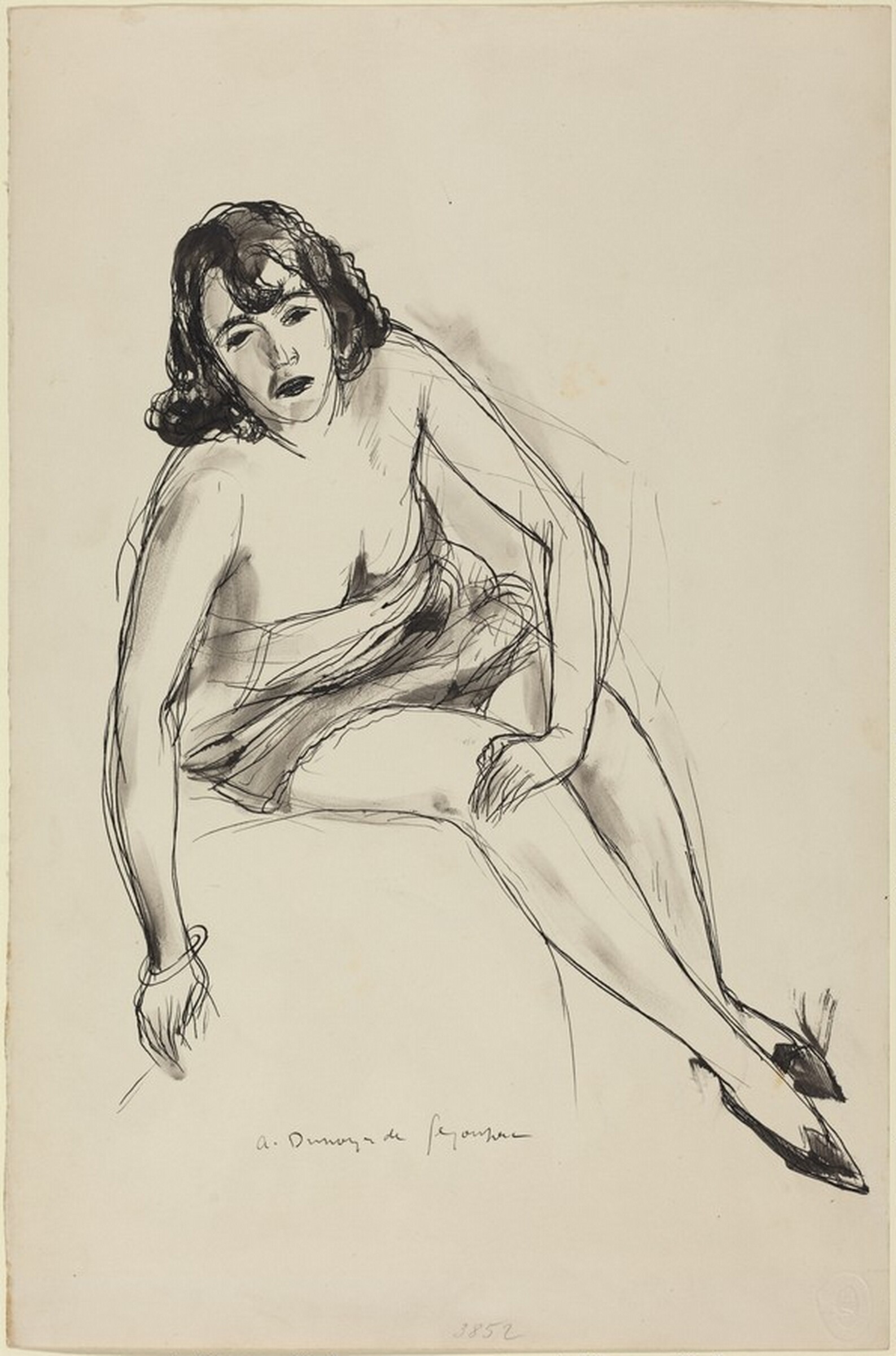 Woman Seated, André Dunoyer de Segonzac