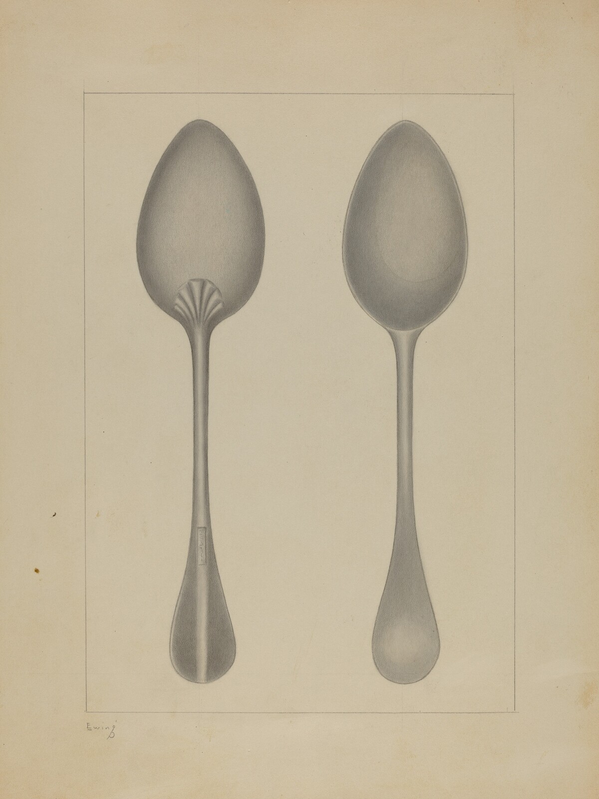 Pewter Spoon