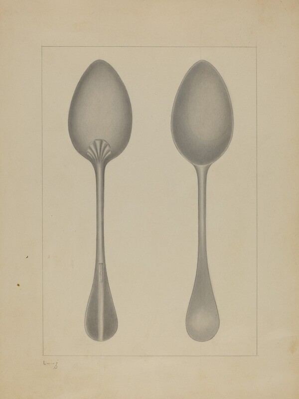 Pewter Spoon