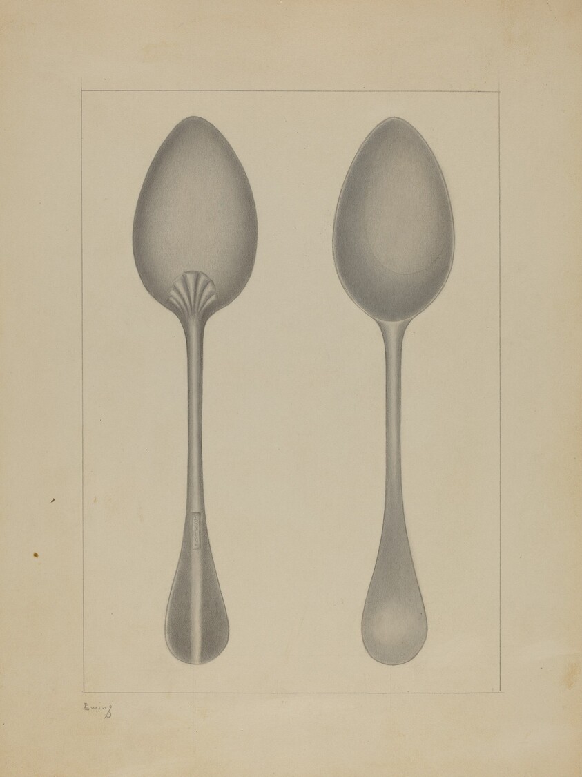 Pewter Spoon