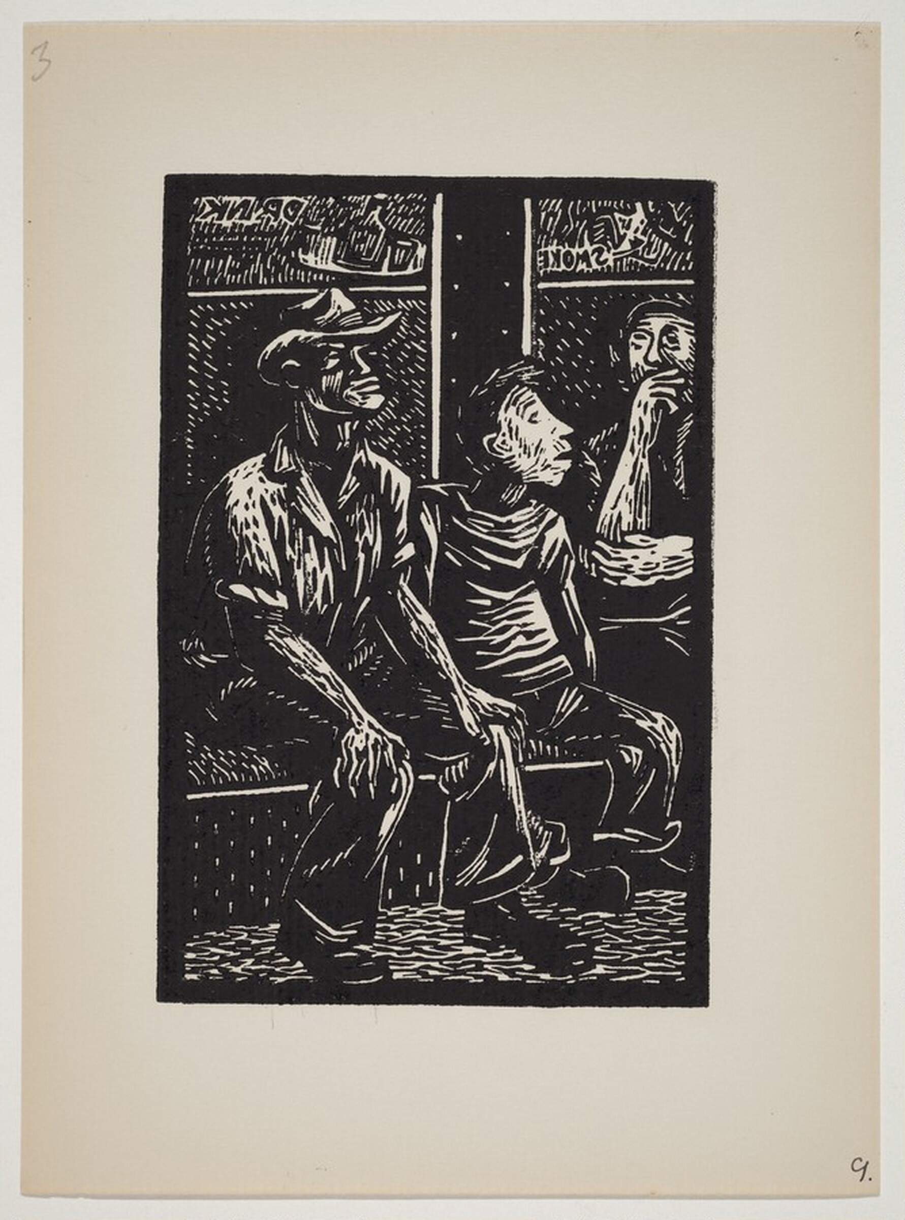 Subway Riders, S. Kaplan, 1950