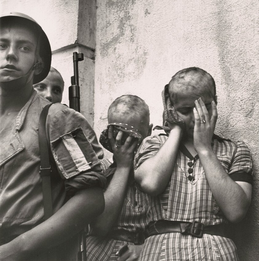 Untitled (women accused of collaboration, St. Tropez, France)