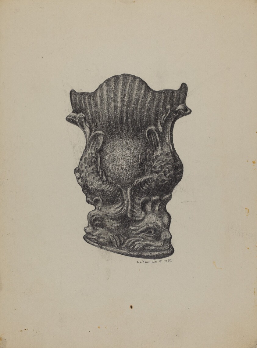 Cast Iron Match Holder