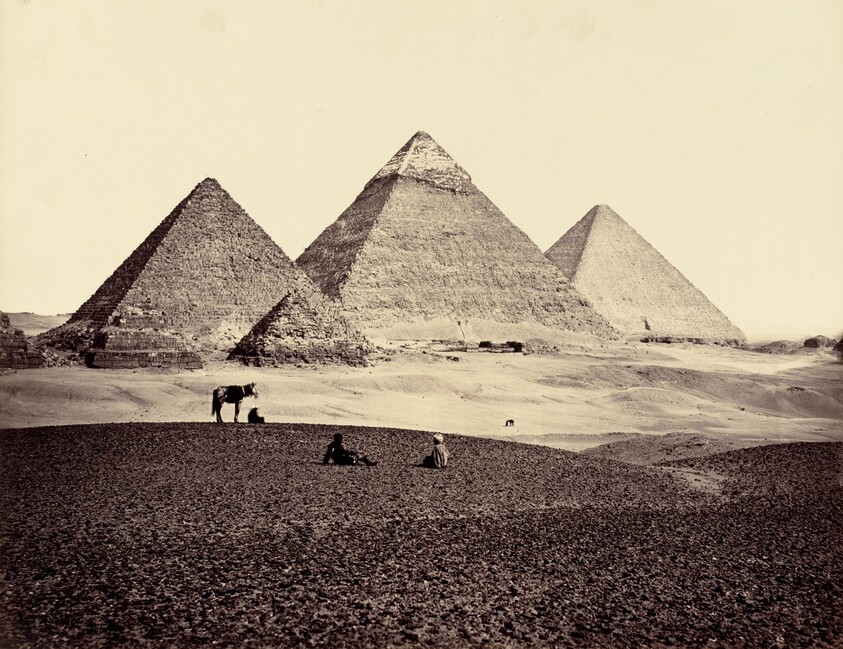 The Pyramids of El-Geezeh, from the South-West