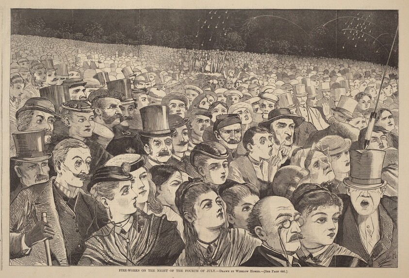 Fire-Works on the Night of the Fourth of July