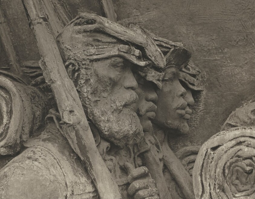 Portraits of Soldiers from the Saint-Gaudens Memorial