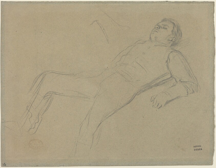 Fallen Jockey (study for "Scene from the Steeplechase: The Fallen Jockey")